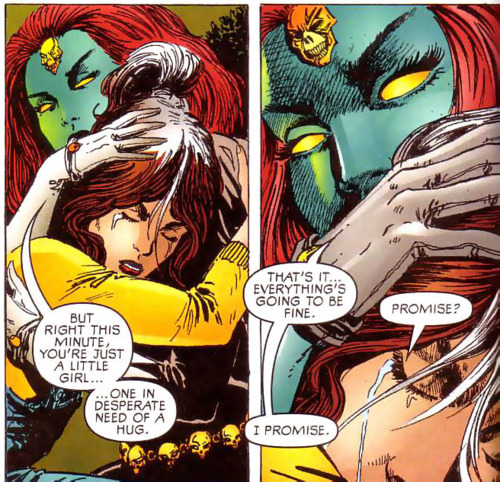 Rogue and Mystique