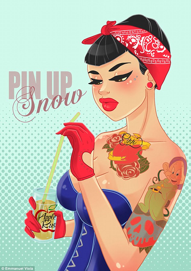 Pinup Snow White
