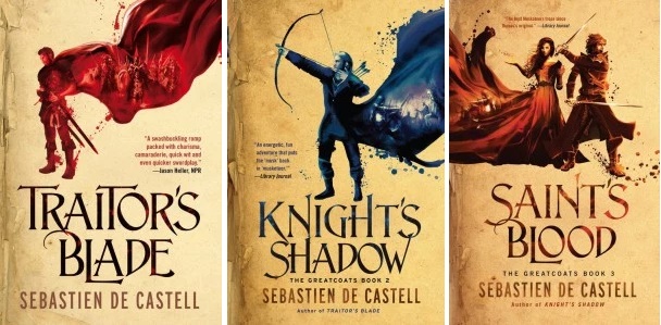 GIVEAWAY! The Greatcoats Series by Sebastien de Castell | The